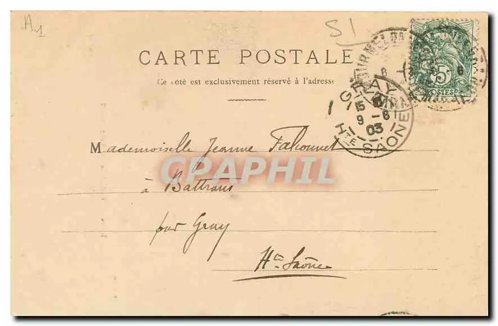 Reims — Catedral — Pequeno Portal — E. M. R. - Verso