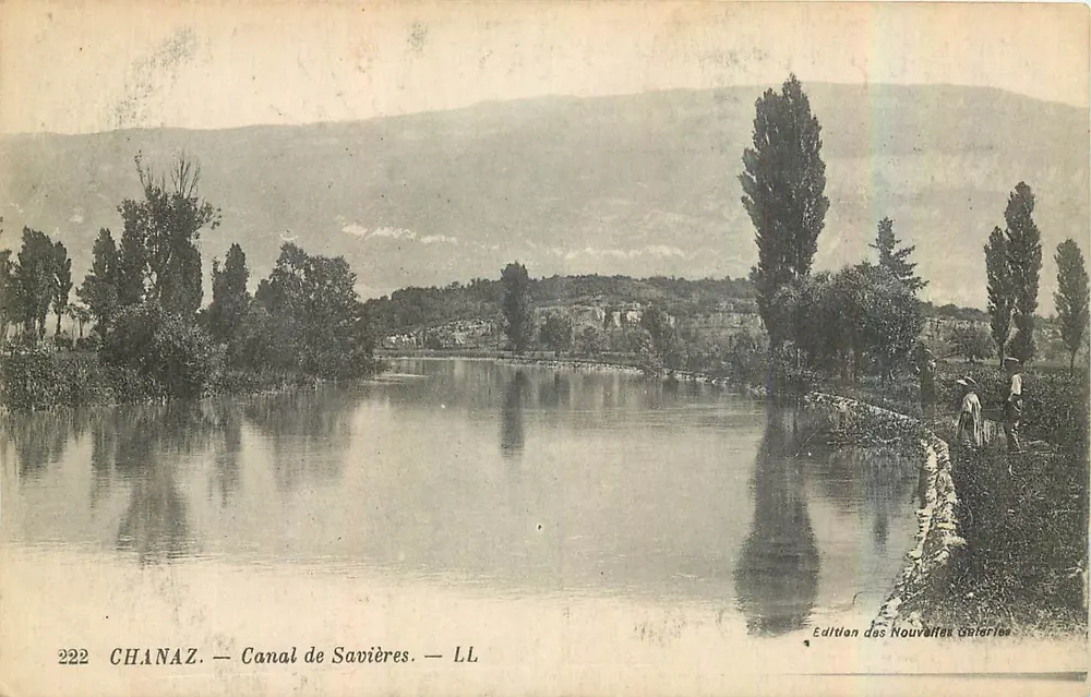 Chanaz — Canal de Savières — Edição das Novas Galerias - Frente