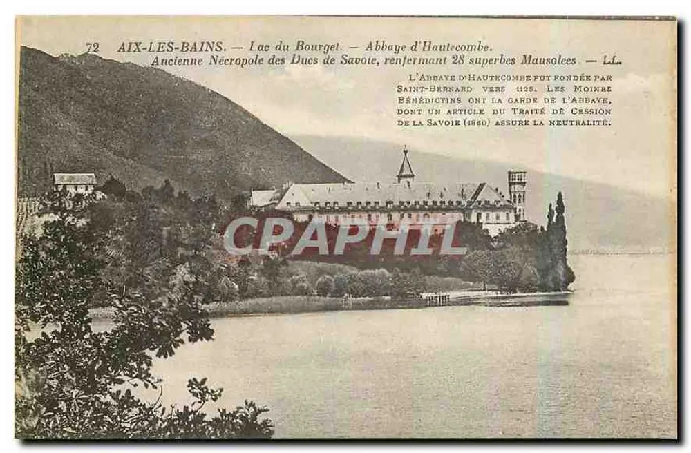 Aix-les-Bains — Lago do Bourget — Abadia de Hautecombe — LL - Frente