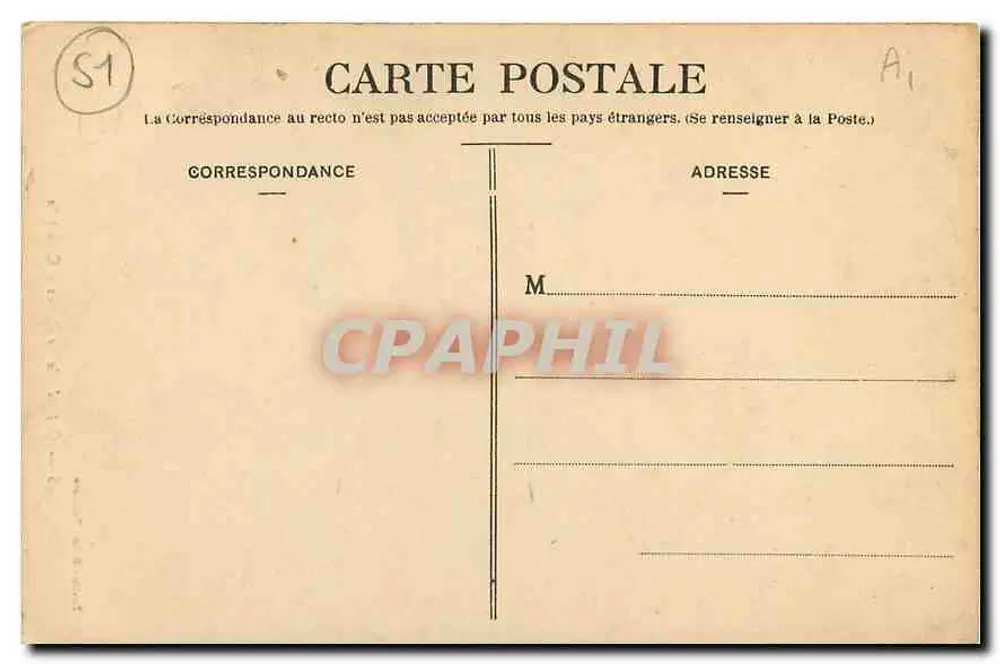 Catedral de Reims — Garganta — Edição Helms-Tourists, n° 95 - Verso