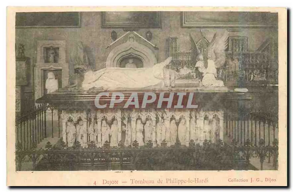 Dijon — Túmulo de Filipe o Audaz — Coleção J. G., Dijon - Frente
