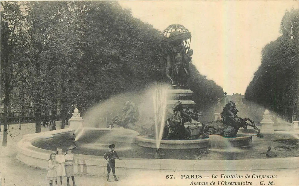 Paris — La Fontaine de Carpeaux — Avenue de l'Observatoire — C. M. - Vorderseite