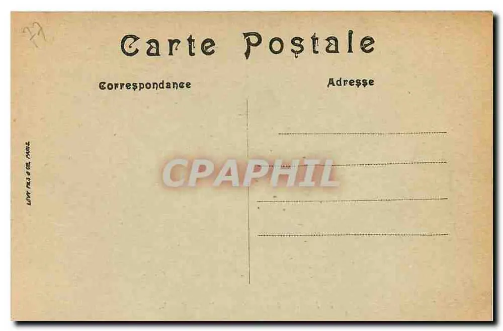 Fontainebleau — Die Wälder — Der Carrefour du Nid de l'Aigle — LL. — N° 149 - Rückseite