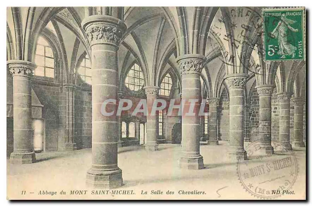 Abtei MONT SAINT-MICHEL — Die Halle der Ritter — Fot. MAND - Vorderseite