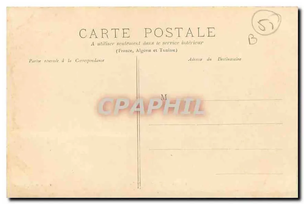 Reims — Hotel de Ville — Grand Bazar, Reims - Verso
