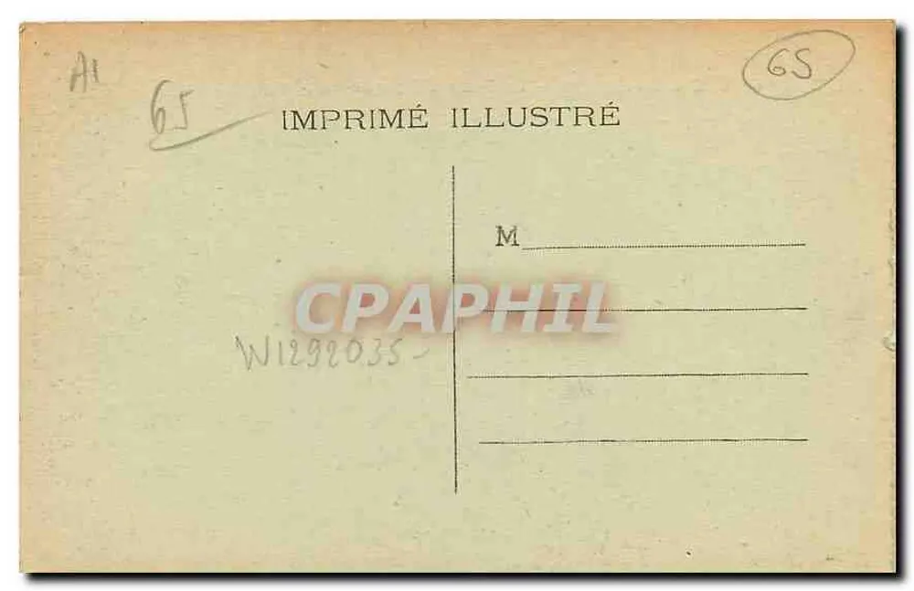 Die Pyrenäen — Route von Luz nach Gavarnie — La Porte d'Espagne — n° 354 - Rückseite