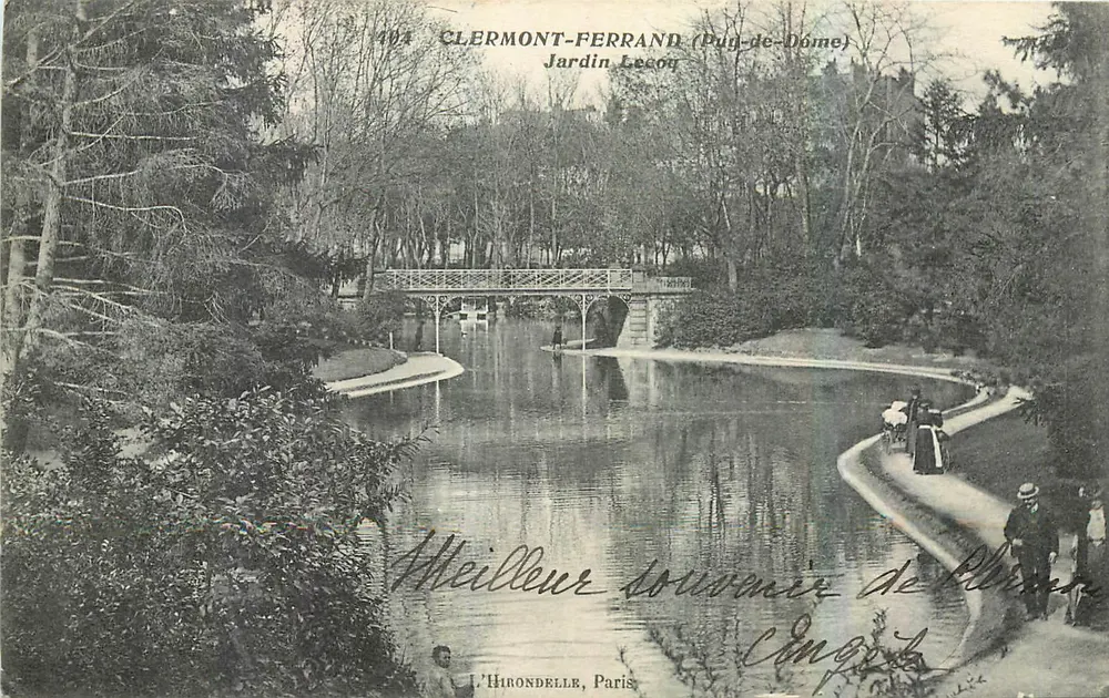 Clermont-Ferrand (Puy-de-Dôme) — Jardim Lecoq — editor L'Horondelle, Paris, n° 404 - Frente
