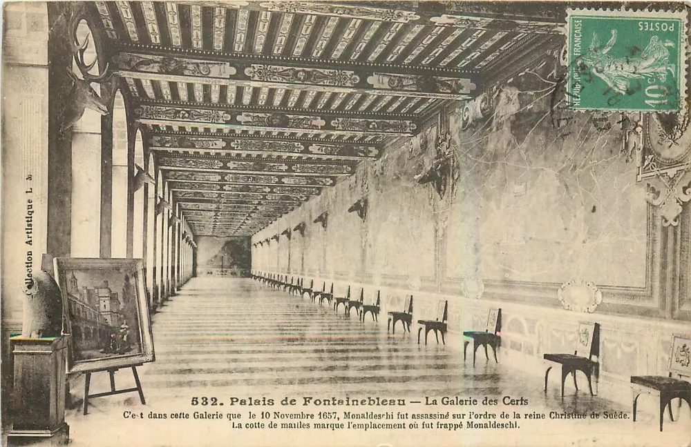Schloss Fontainebleau — Die Galerie der Hirsche — Künstlerische Sammlung L. N. - Vorderseite