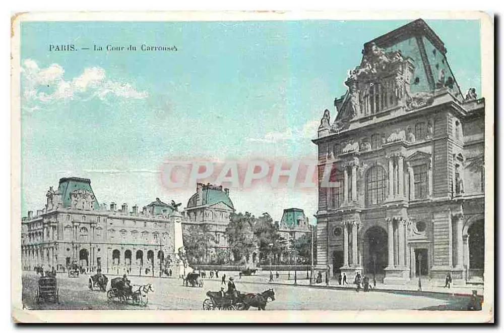 Parijs — De Cour du Carrousel — J.C. Paris - Voorkant