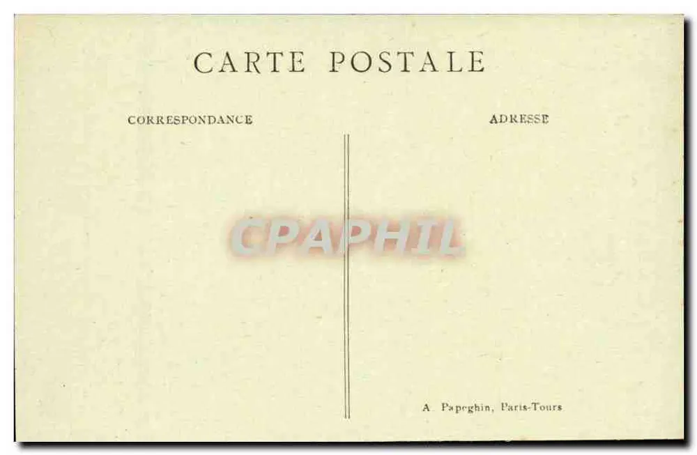 Angers (M.-et-L.) — Vista geral do Castelo — A. P. - Verso