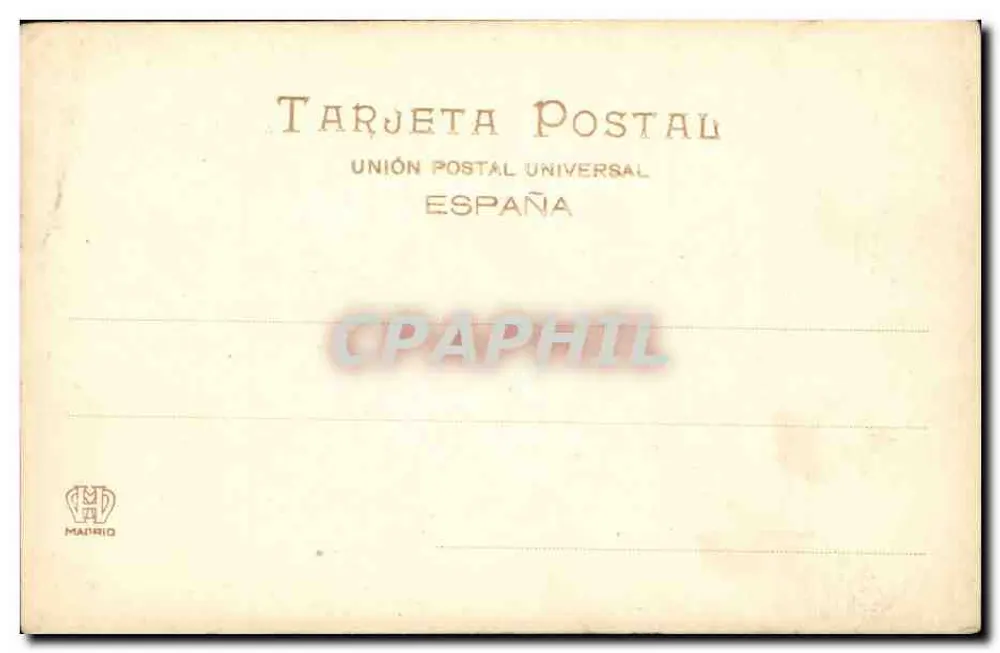 Fuenterrabía — Vue de Hendaya — Hauser v. Menet, Madrid, n° 931 - Verso