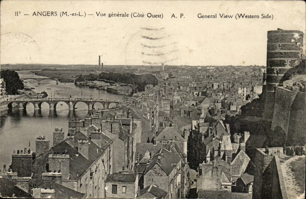 Angers (M.-et-L.) — Vista geral (Lado Oeste) — A.P. - Frente