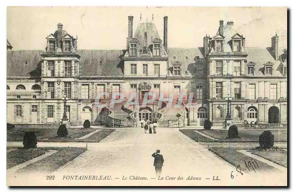 Fontainebleau — Das Schloss — Die Abschiedshalle — LL. — Nr. 292 - Vorderseite
