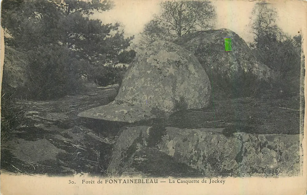 Wald von FONTAINEBLEAU — Der Jockey-Hut - Vorderseite