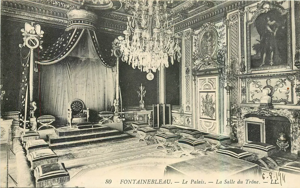 Fontainebleau — Le Palais — La Salle du Trône — LL. — n°80 - Recto
