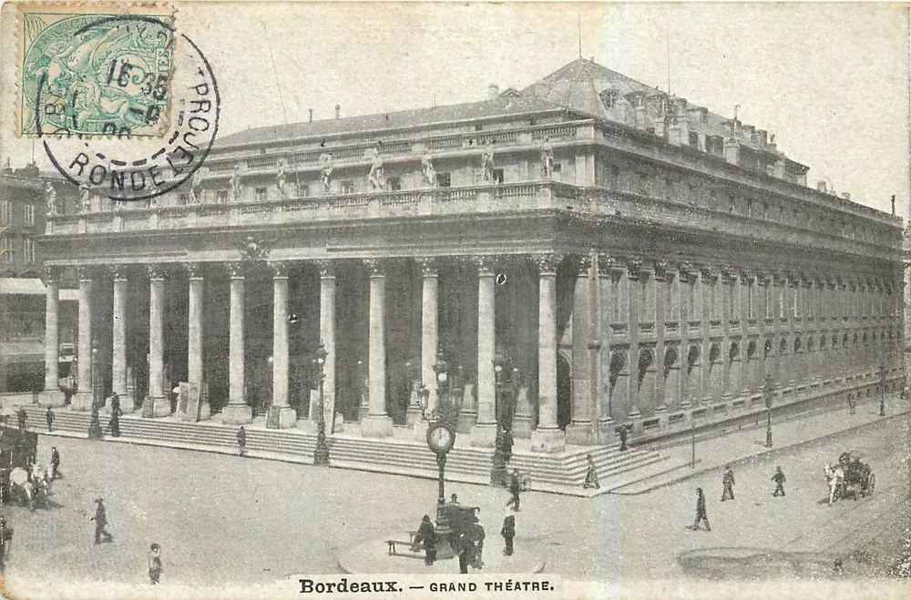 Bordeaux — Grande Ópera — editor não visível, número de série não legível - Frente