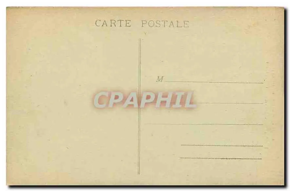 Chambre de Maréchal de Maintenon — Château de Maintenon (Eure-et-Loir) — Fourniès & Dreux, n° 544 - Verso