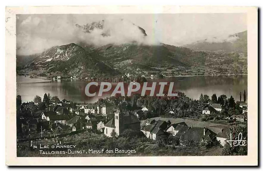 Talloires-Duingt — See Annecy, Massif der Bauges — Éditions TÉLÉ - Vorderseite