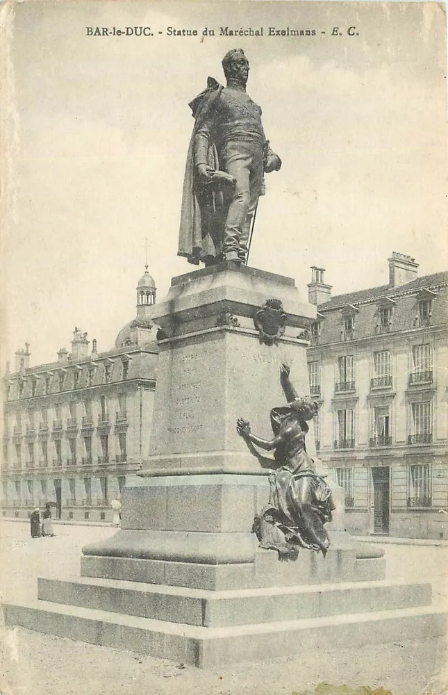 Bar-le-Duc - Estátua do Maréschal Exelmans - E. C. - Frente