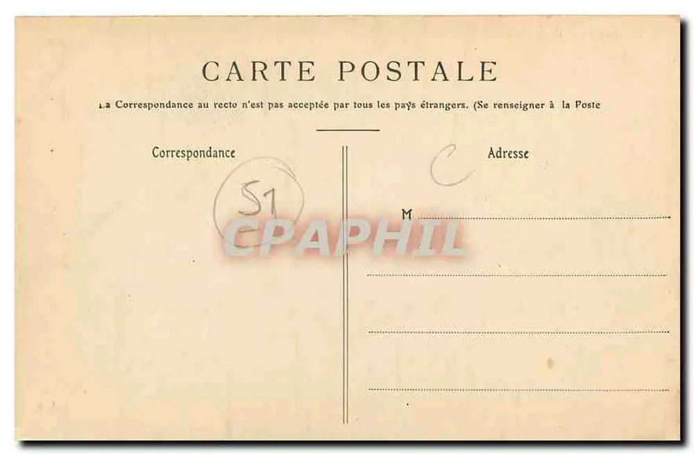 Reims — Porta Mars — R. L. M. - Verso
