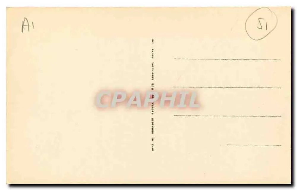 Reims — Porta de Marte — editor A.P.C. n° 111 - Verso