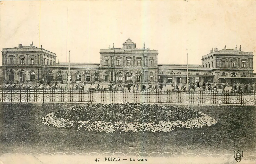Reims — A Estação — Editor anônimo, n° 47 - Frente