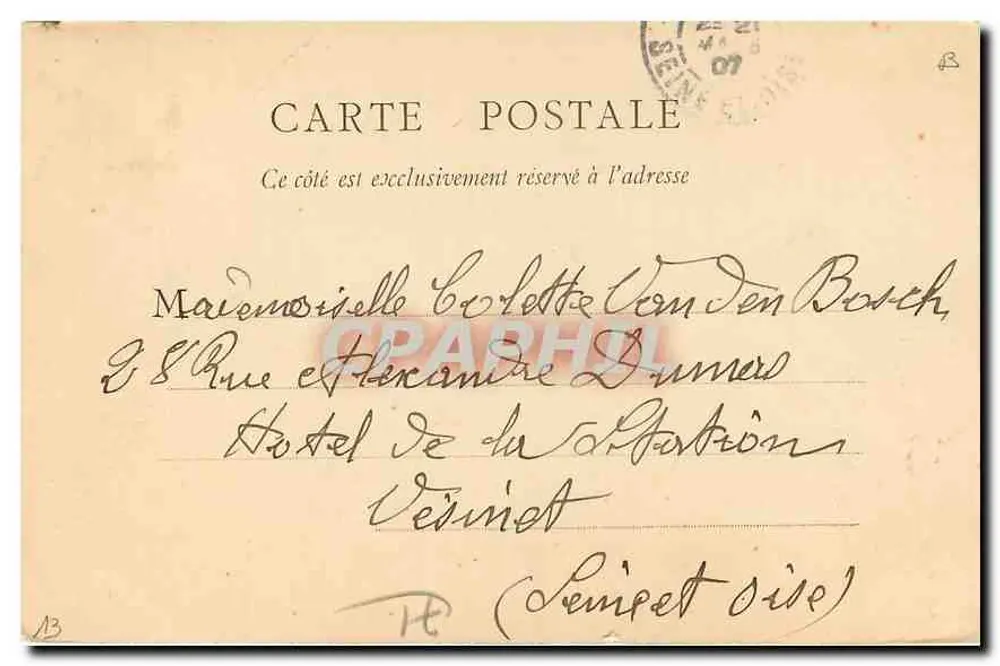 Autun — Katedra Najświętszej Maryi Panny — B. F. Chalon s/ Saône - Rewers