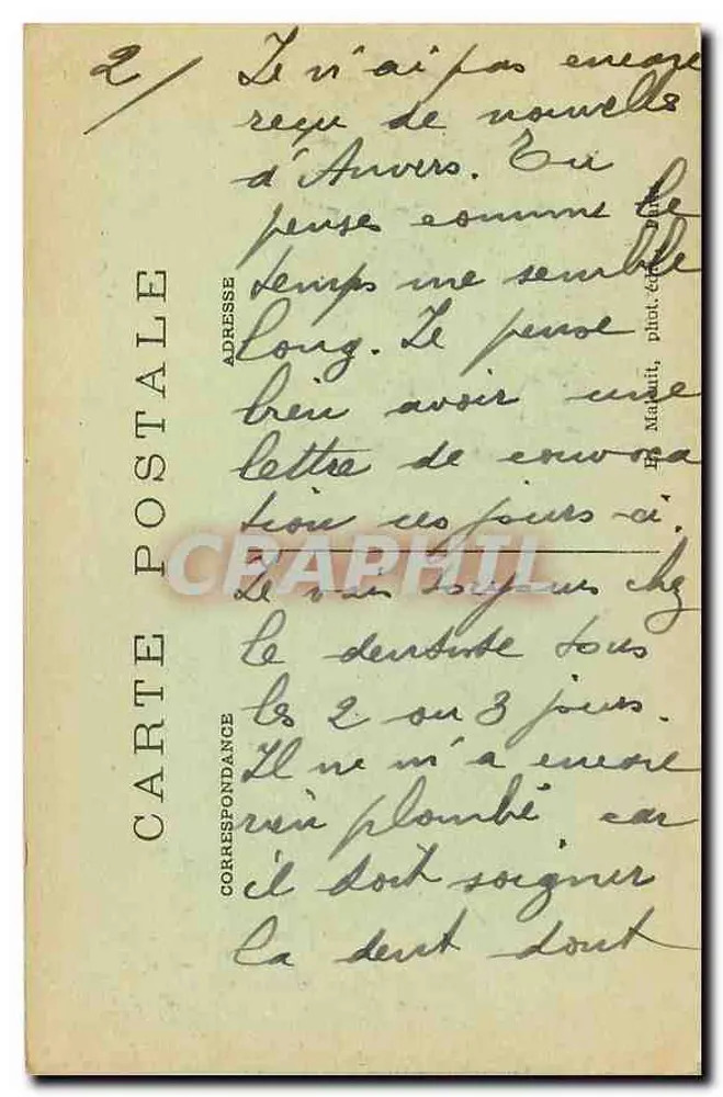 Fontenay-aux-Roses — La Fosse Bazin — E.M. n°679 - Rückseite
