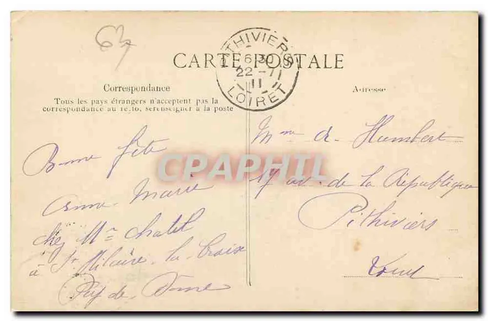 Die Schluchten von CHOUVIGNY — Felsen Armand — Ansicht der malerischen Auvergne, Nr. 2109 - Rückseite