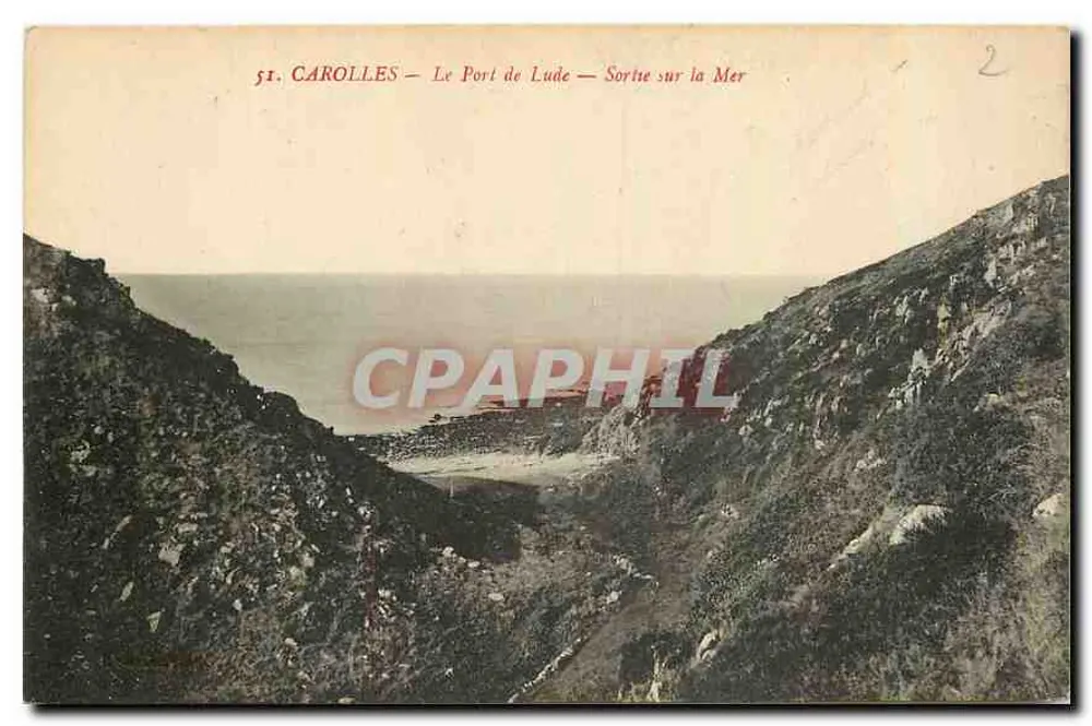 St. Carolles — O Porto de Lude — Saída para o Mar - Frente