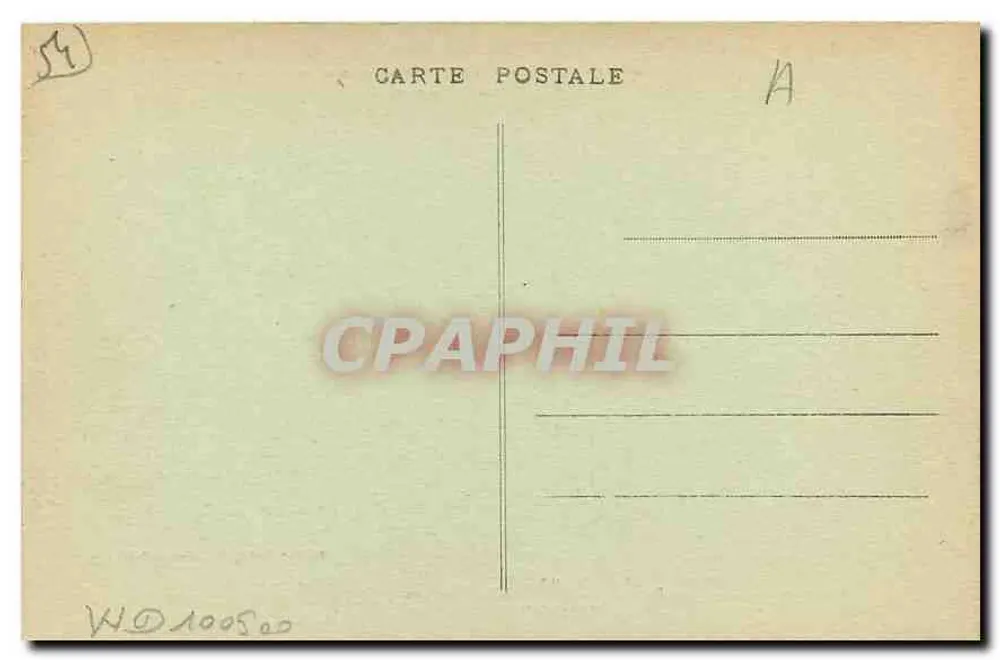 Combate de Cavalaria no fundo da Cuve, perto de Mars-la-Tour — Alto Relievo do Monumento — editor Houchot-Berlin, Mars-la-Tour, n° 207 - Verso