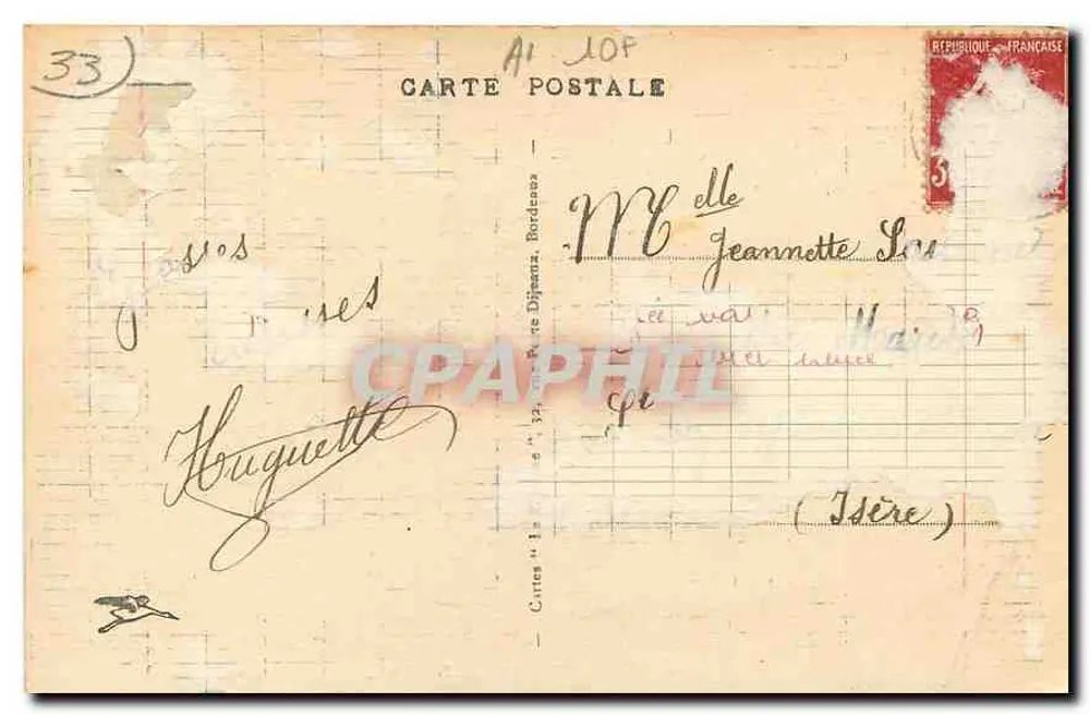Bordeaux - No Parque Bordelais — n°38 - Verso