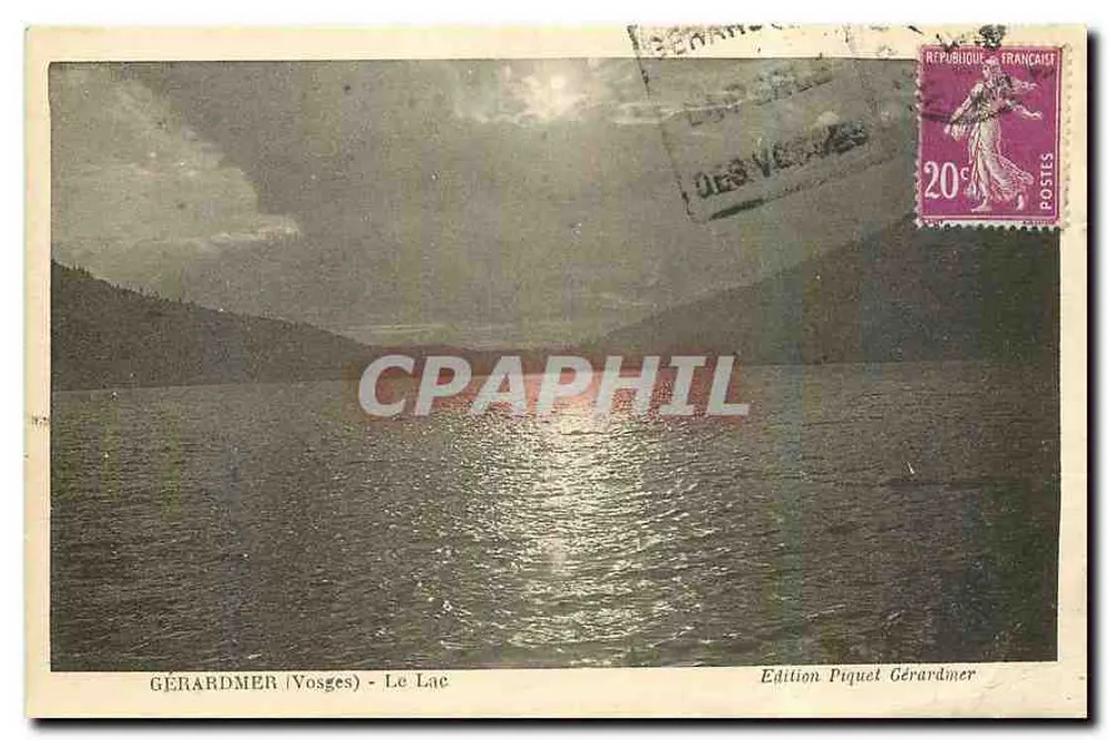 Gérardmer (Vosges) - O Lago — Edição Piquet Gérardmer - Frente