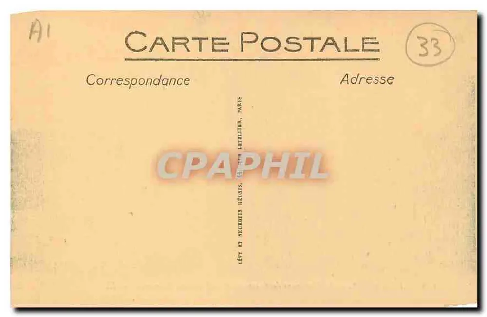 Bordeaux — Denkmal der Girondinen und Place des Quinconces — LL. - Rückseite