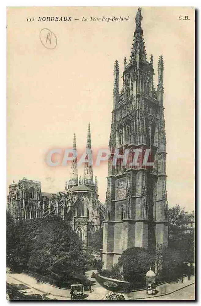 Bordeaux — La Tour Pey-Berland — C.B. n°112 - Recto