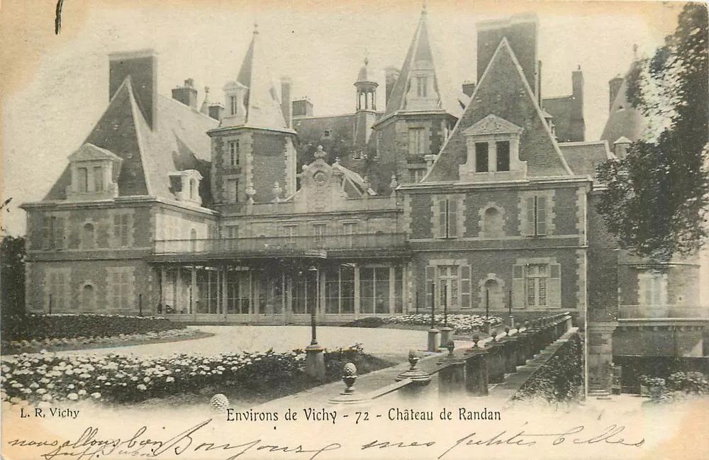 Arredores de Vichy - 72 - Castelo de Randan — L. R. Vichy - Frente