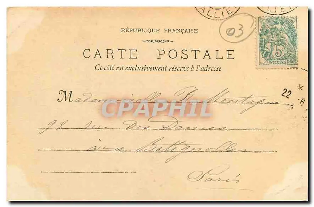 Arredores de Vichy - 72 - Castelo de Randan — L. R. Vichy - Verso
