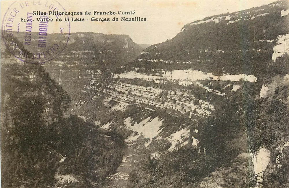 Gorges de Nouailles - Tal der Loue — Malerische Orte der Franche-Comté — Restaurant Braidou - Vorderseite