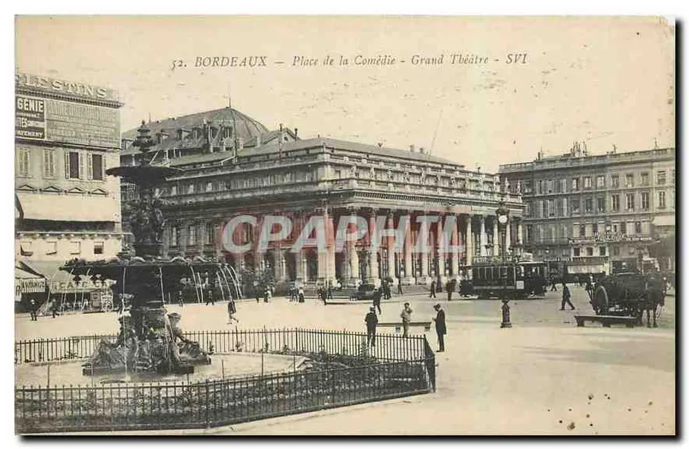 Bordeaux — Place de la Comédie — Grand Théâtre — S.V.I. - Vorderseite