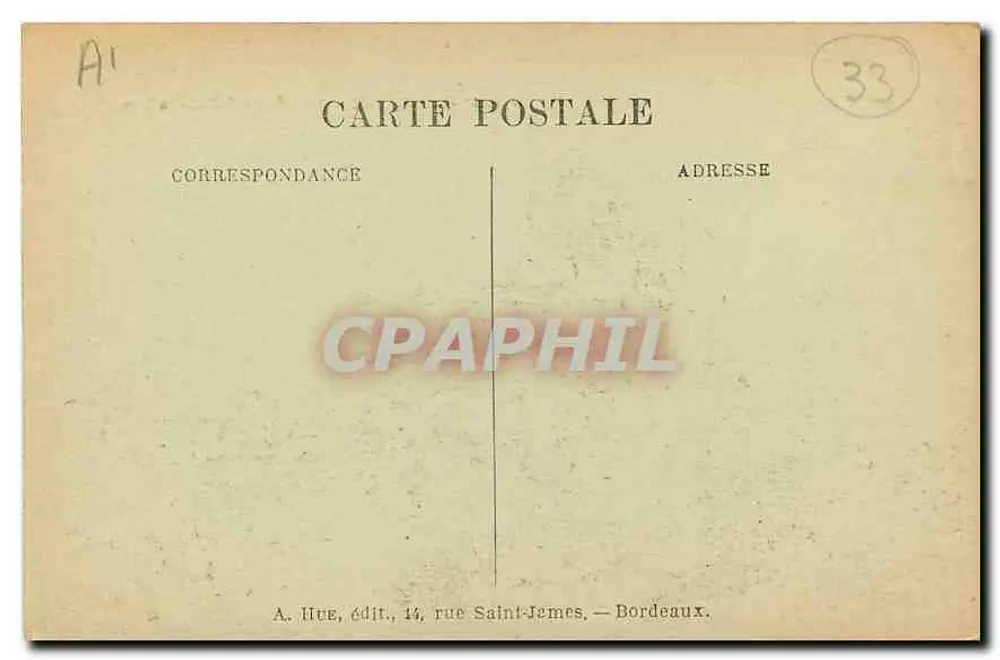 Bordeaux — Ruínas do Palácio-Gallien — A.H. 19 - Verso