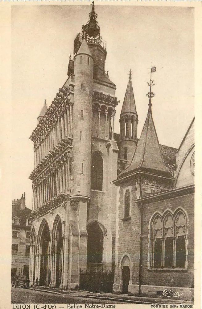 Dijon (C.-d'Or) — Igreja de Nossa Senhora — Condier Imp. Nagon - Frente