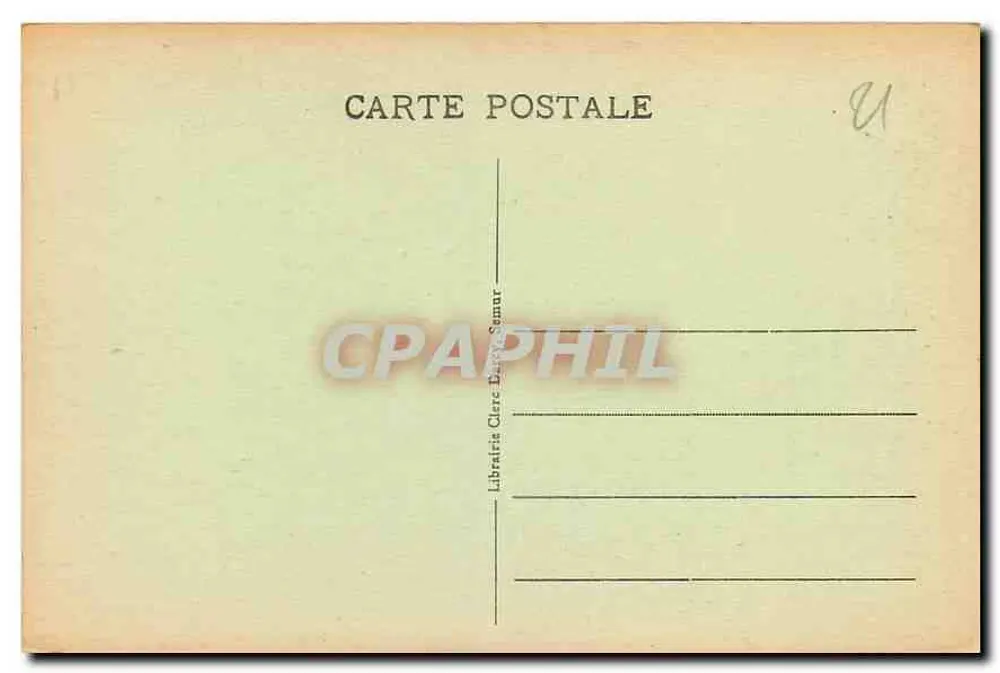 Semur - Toren van de Maison Laureau — n°31 — Librairie Clare, Semur - Achterkant