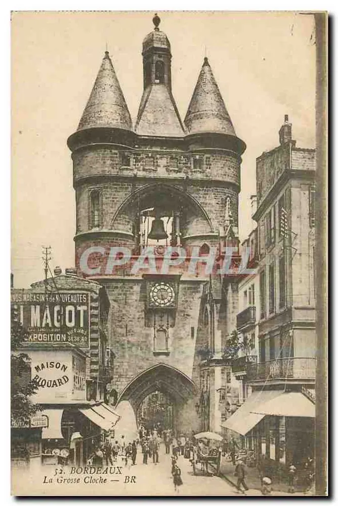 A Grosse Cloche — Bordeaux — Exposição 1900 — Maison Riouard - Frente