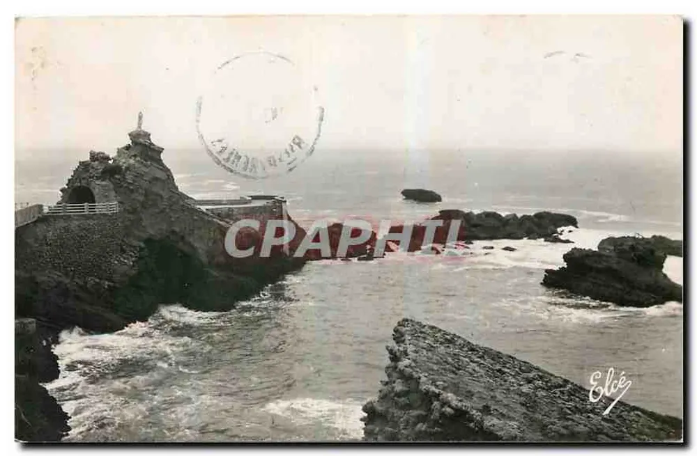 Le Rocher de la Viagne — Biarritz — Éditeur Elcés - Recto