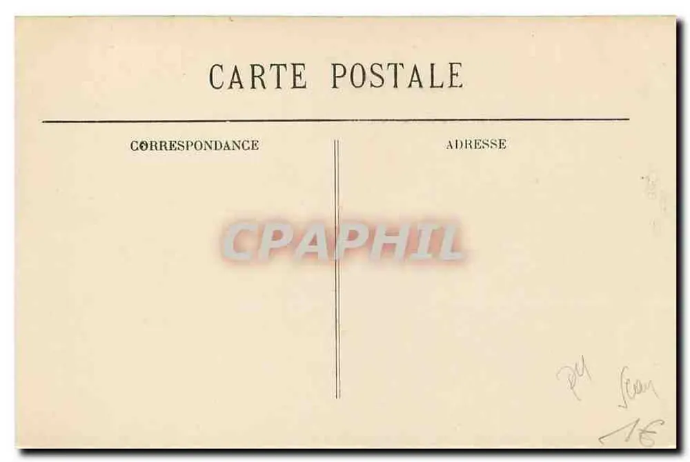 A Loge du Tintacée no Rocher de la Vilhèce — Biaeritz Pittorensque — Edição Louvain — N° 16 - Verso