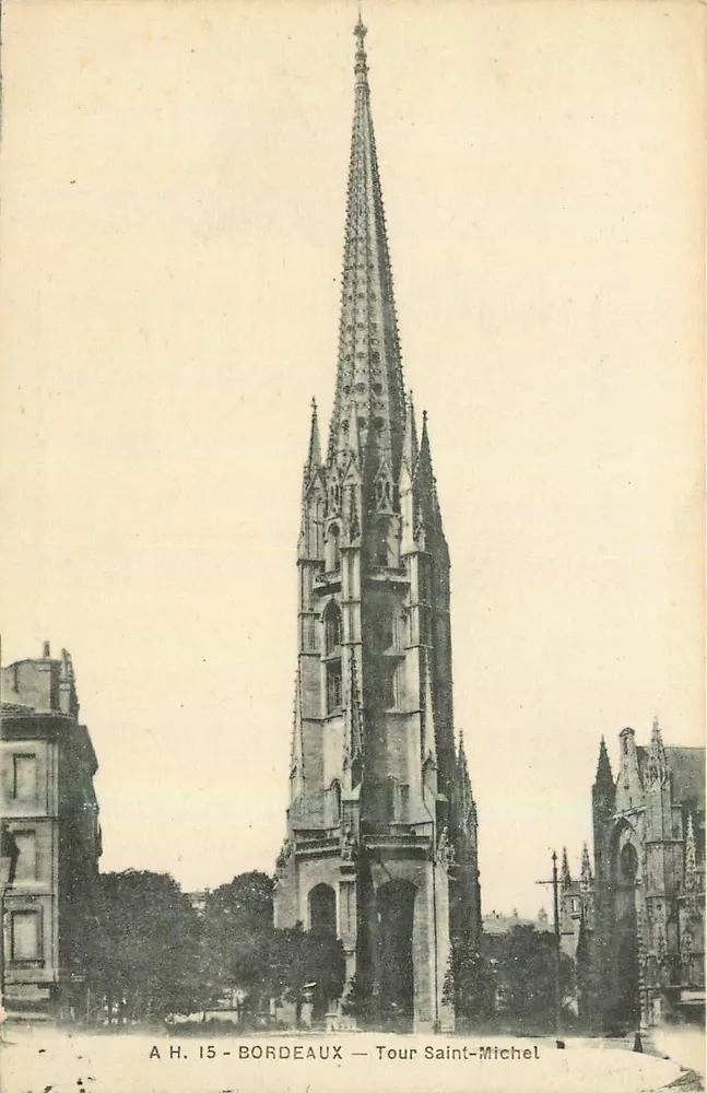 Bordeaux — Torre Saint-Michel — A. H. 15 - Frente