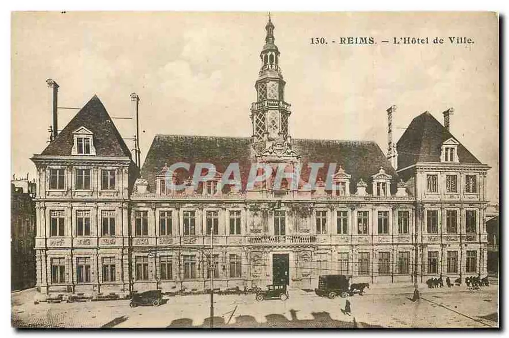 Reims — O Hotel de Ville — n° de série 130 - Frente