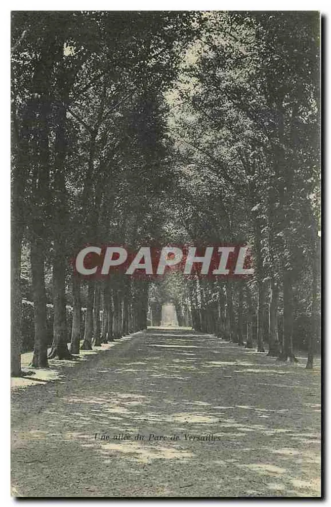 Allées do Parque de Versailles — A. Bourdier, imp. -édit., Versailles - Frente