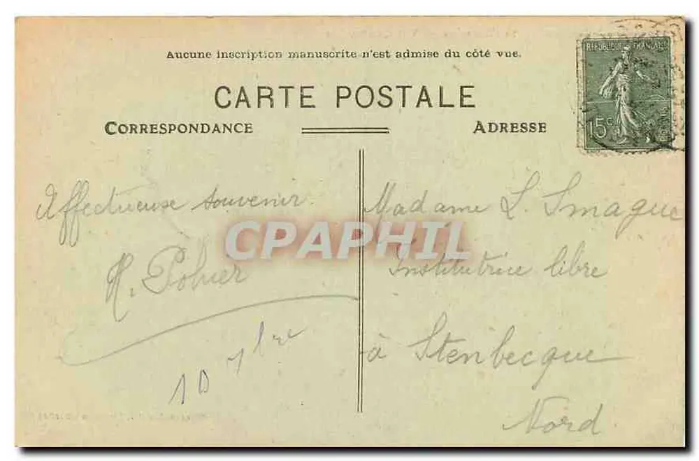 Lourdes — Vista geral — Editor: L. Lemoine - Verso