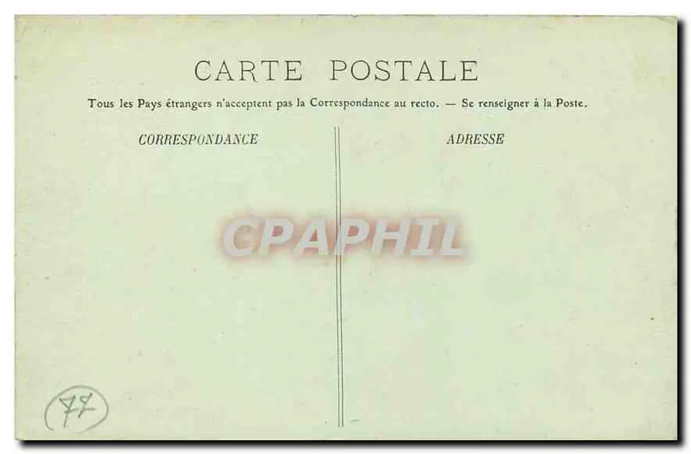 Palácio de Fontainebleau — O Canal — LL. - Verso